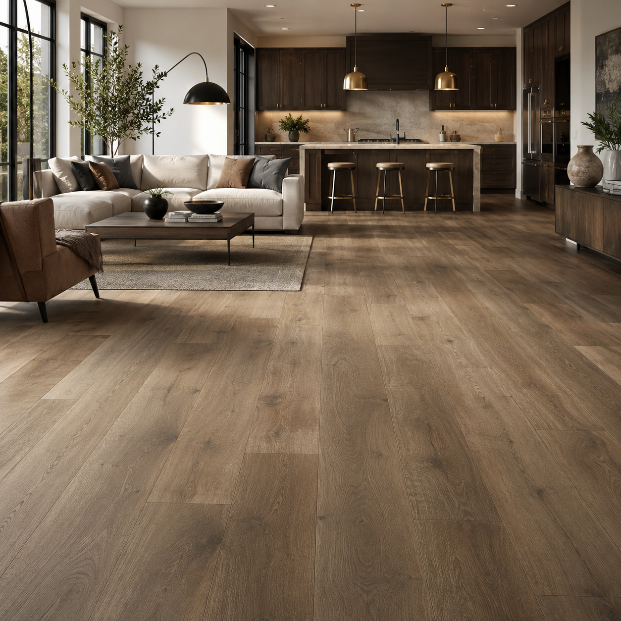 After flooring